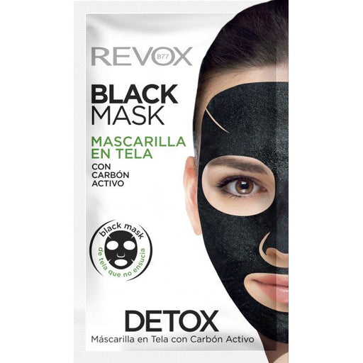 Máscara de tecido Black Mask com carbono ativo: 1 unidade - Revox - 1