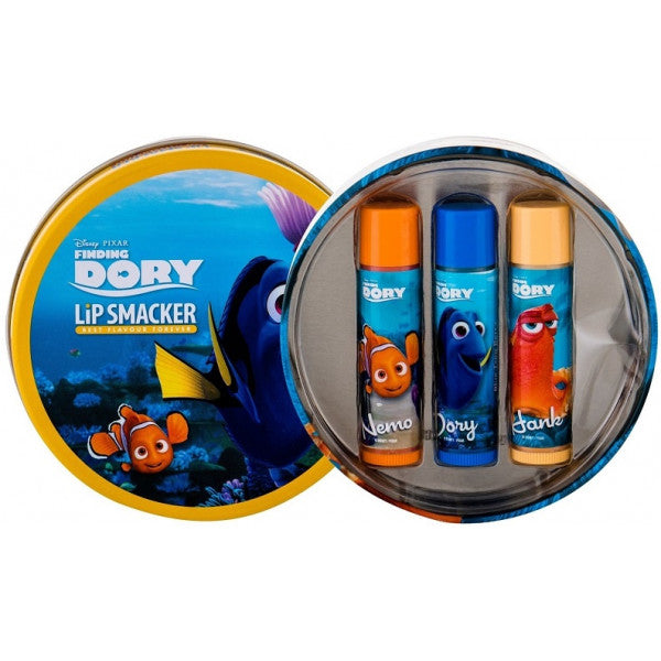 Kit de Bálsamo Labial Infantil Procurando Dory: 3 unidades x 4 g - Lip Smacker - 1