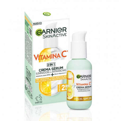 Skin Active Creme Serum Iluminador Antimanchas Vitamina C - Garnier - 1