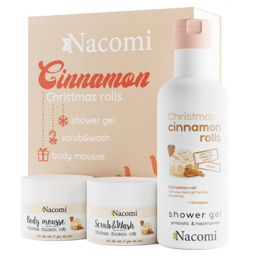Conjunto de Cinnamon Christmas Rolls para cuidado corporal: Conjunto de 3 artículos - Nacomi - 1