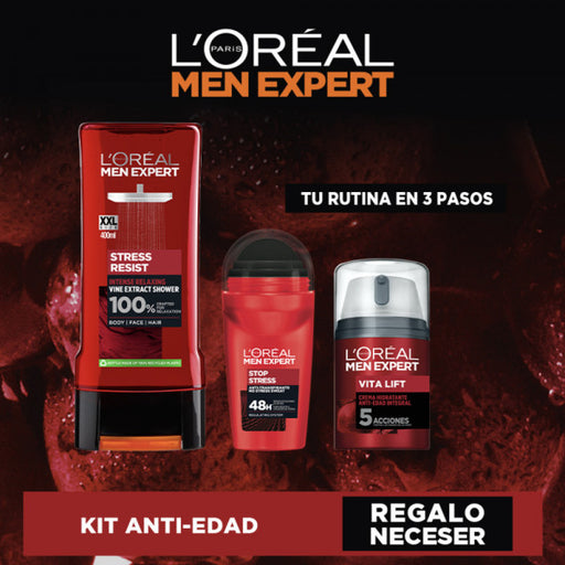 Conjunto Vitalift Men 2022: Conjunto 3 Produtos + Bolsa - L&#39;oréal Men Expert - L'oreal Men Expert - 2