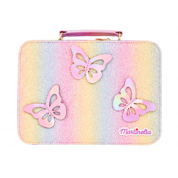Estojo de Maquiagem Shimmer Wings Butterfly Beauty Case: Conjunto de Maquiagem - Martinelia - 2