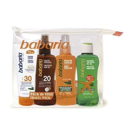 Bolsa de proteção solar para viagem: conjunto de 4 produtos - Babaria - 1