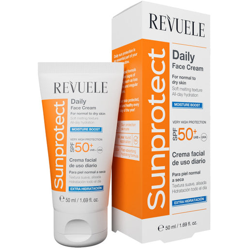 Protetor Solar Facial Diário Hidratação Extra Spf50+ - Revuele - 1