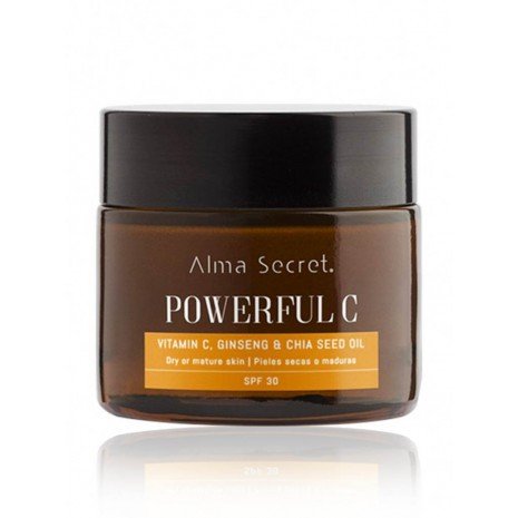 Powerful C Anti-Aging Illuminating Cream - Vitamina C, Ginseng e Chia - FPS 30 - 50 ml - Alma Secret - 1