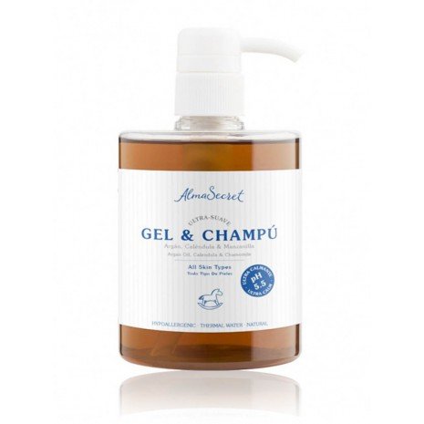 Gel-Shampoo Suave - Argan, Calêndula e Camomila - 500 ml - Alma Secret - 1