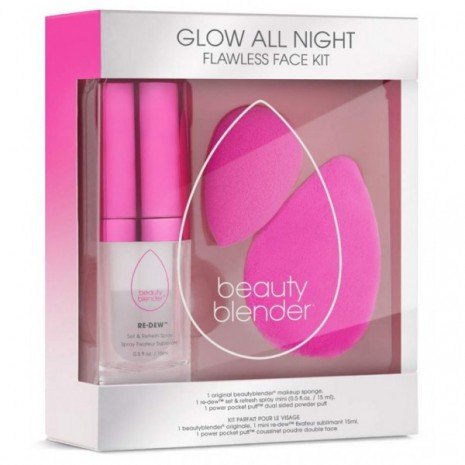 Pacote de maquiagem com esponjas brilho a noite toda Kit de rosto impecável - Beauty Blender - 2