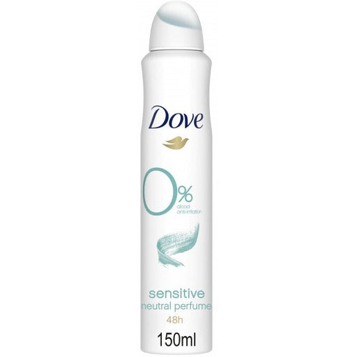 Desodorante Spray 0% Alumínio Pele Sensível - Dove: 150ML - 1