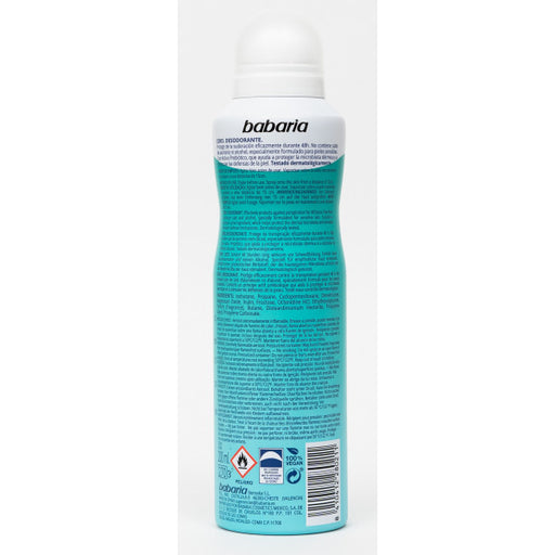 Desodorante Spray Cero: 200ml - Babaria - 2