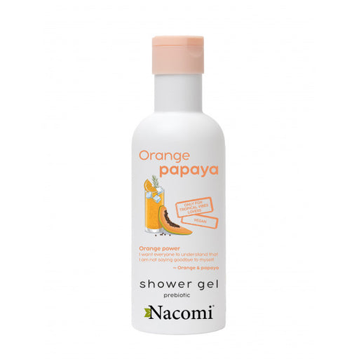 Gel de Banho Laranja e Papaia: 300 ml - Nacomi - 1