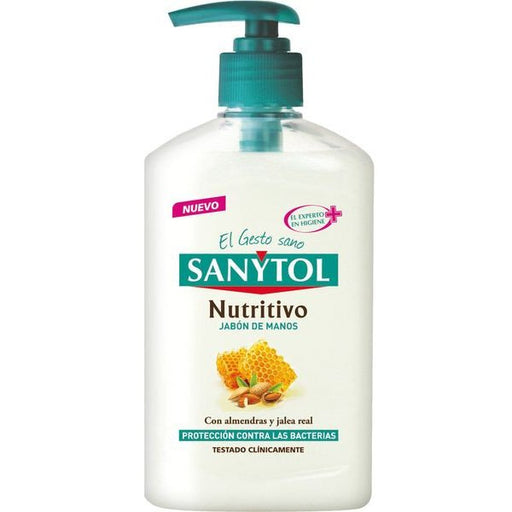 Sabonete para mãos antibacteriano nutritivo - Sanytol - 1