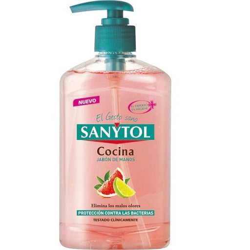 Sabonete para as mãos antibacteriano de cozinha - Sanytol - 1