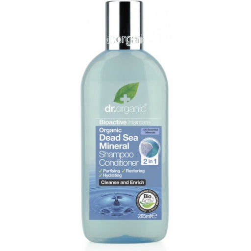 Shampoo e Condicionador Mar Morto 2 em 1: 265ml - Dr Organic - 1
