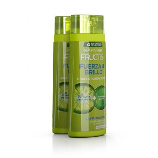 Shampoo Força e Brilho Fructis para Cabelos Normais 360 ml - Fructis: 2 x 360ML - 1