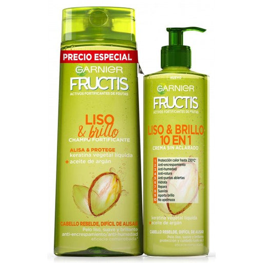 Shampoo e Creme de Pentear Liso e Brilho - Fructis - 1