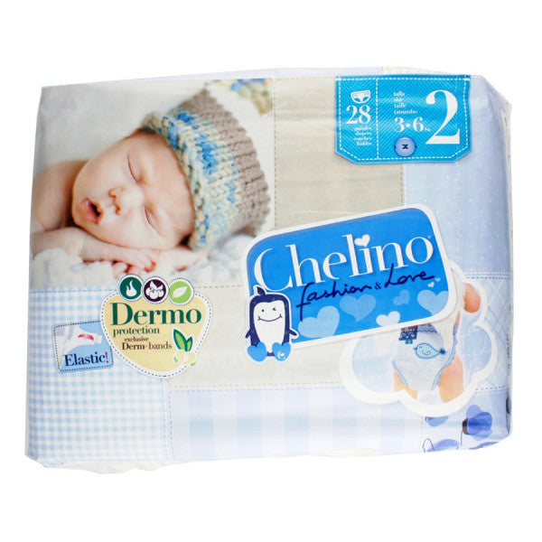 Fralda para bebê recém-nascido Tamanho 2 - Chelino - 1