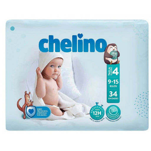 Fralda de bebê rastejante Tamanho 4 - Chelino - 1
