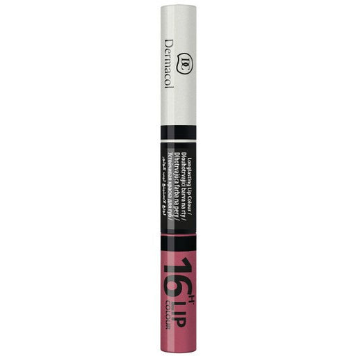 Batom de longa duração - 16h Lip Color - Dermacol: 16h Lip Color Labial Líquido 28 - 1