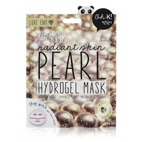 Máscara Facial de Hidrogel com Extratos de Pérolas - Pearl Hydrogel Mask - Oh K! - 1