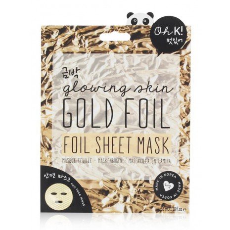 Folha de folha de ouro Máscara facial de hidrogel - Oh K! - 1