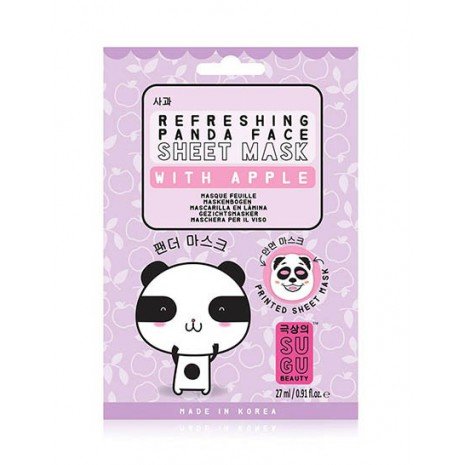 Máscara Refrescante Panda Face Sheet - Apple - Sugu - 1