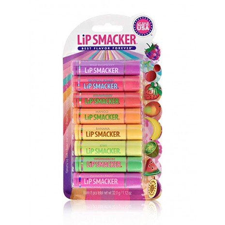 Conjunto de bálsamo labial - presente frutado 8 peças - Lip Smacker - 1