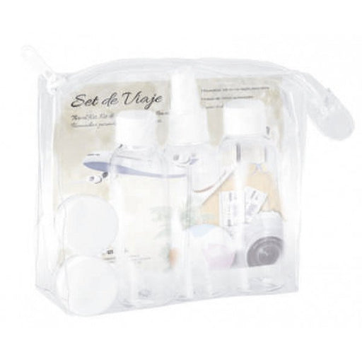 Bolsa de higiene pessoal com frascos recarregáveis - Shausa: 15,5 cm x 4 cm x 16, 5 cm - 2