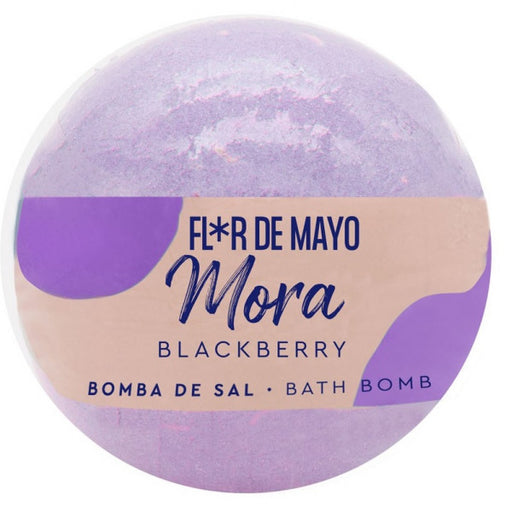Bomba de Sal Efervescente de Amora: 250 Gramas - Flor de Mayo - 1
