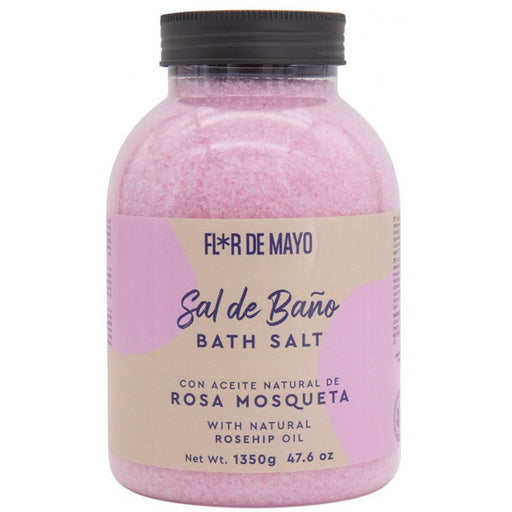 Sal de banho de rosa mosqueta - Flor de Mayo: 1350 gr - 1
