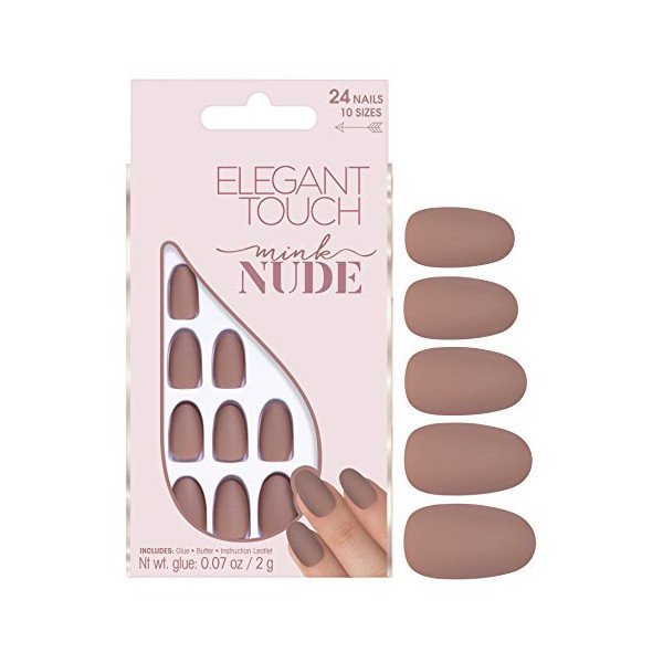 Unhas Adesivas Mink Nude - Elegant Touch - 1
