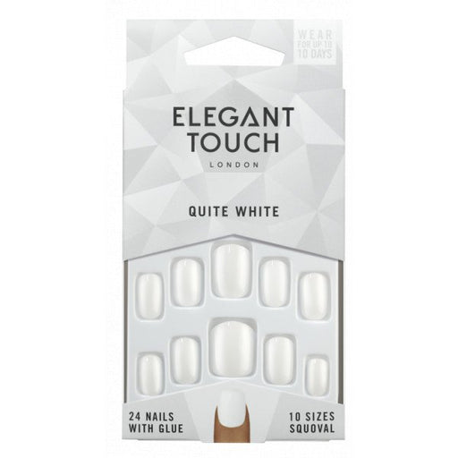 Unhas Postiças Quite White - Elegant Touch - 1