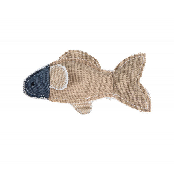 Brinquedo de peixe de linho - Hu: Marrón - 1