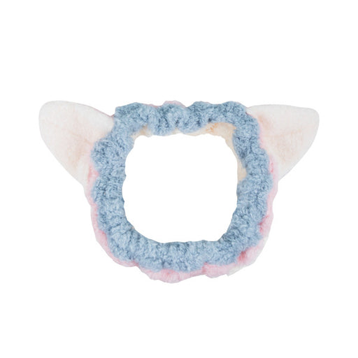 Turbante de Banho para Gatos Multicoloridos - Under the Rainbow: Azul - 1