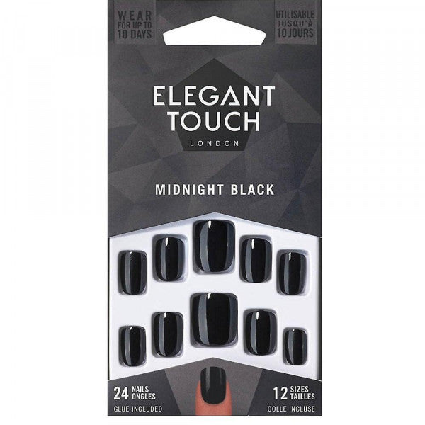Pregos Adesivos - Elegant Touch: Midnight Black - 3