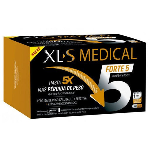 Xls Medical 180 Cápsulas Captagrasas Forte 5 - Omega Pharma - 1
