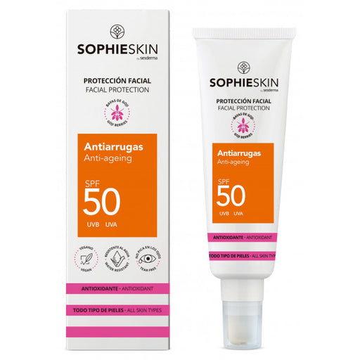 Protetor Solar Facial Anti-Idade Spf 50 - Sophieskin - 1