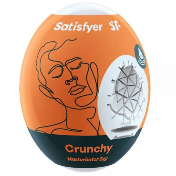Masturbador Egg Simples - Satisfyer: Crunchy - 2