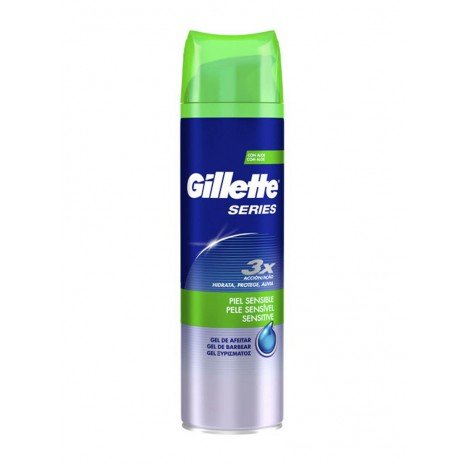 Gel de Barbear para Pele Sensível - Série - 200 ml - Gillette - 1