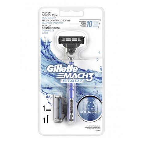Máquina de barbear descartável Mach3 Start - Gillette - 1