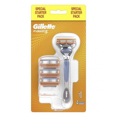 Pacote de barbear descartável - Fusion 5 - Gillette - 1