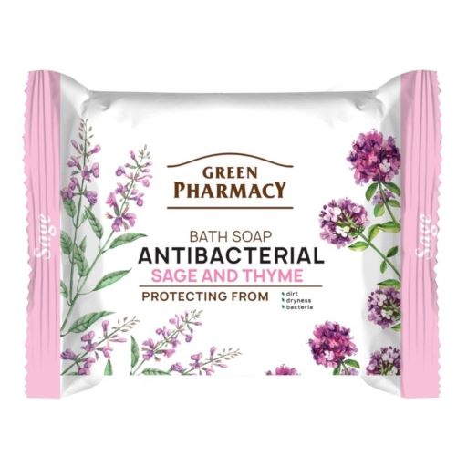 Sabonete antibacteriano com sálvia e tomilho - Green Pharmacy - 1