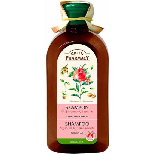 Champô Argan & Pomegranate OIL Dry Hair Shampoo - Green Pharmacy - 1