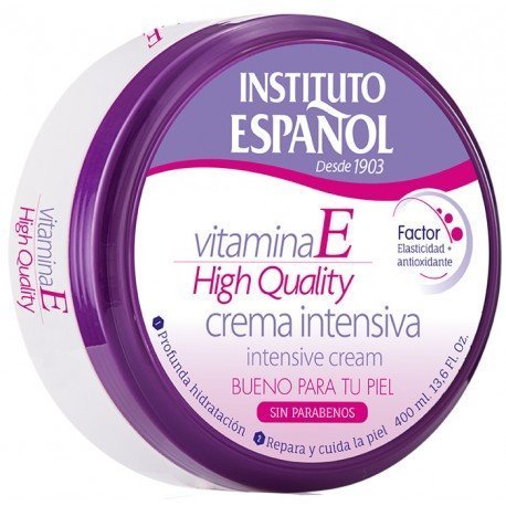 Creme Corporal em Frasco 400 ml - Vitamina E - Instituto Español - 1