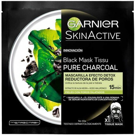 Máscara de Tecido Preto Skinactive Detox Effect - Garnier - 1
