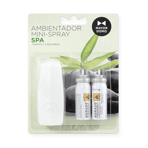 Mini Spray Ambientador Spa (ap + 2 recargas) - Mayordomo - 1
