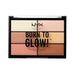 Paleta de Iluminadores - Born to Glow! - Professional Makeup - Nyx - 1