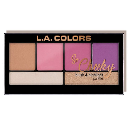 paleta de blush e iluminador so Cheeky - L.A. Colors: Sweet and Sassy - 1