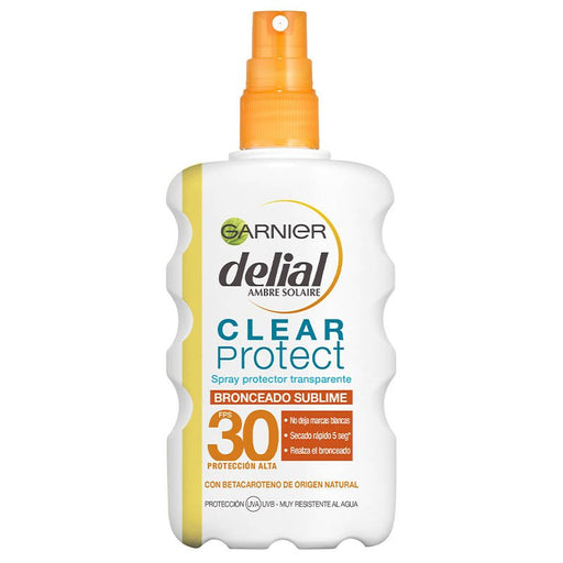 Spray protetor solar transparente Clear Protect Sublime Tanning Spf30 - Delial - 1