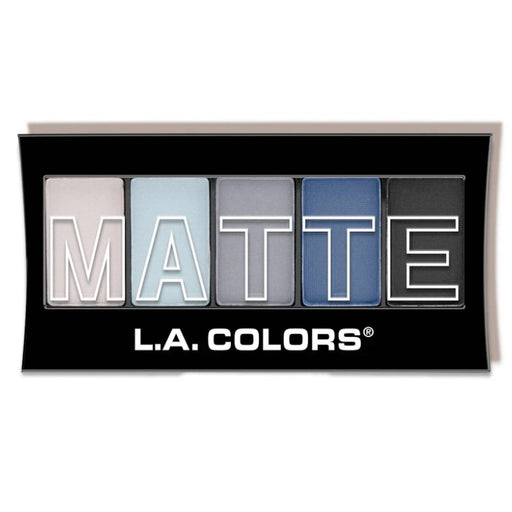 Paleta de Sombras Matte 5 Cores - L.A. Colors: Blue Denim - 1