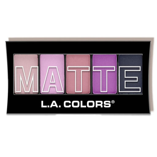 Paleta de Sombras Matte 5 Cores - L.A. Colors: Plum Pashmina - 2